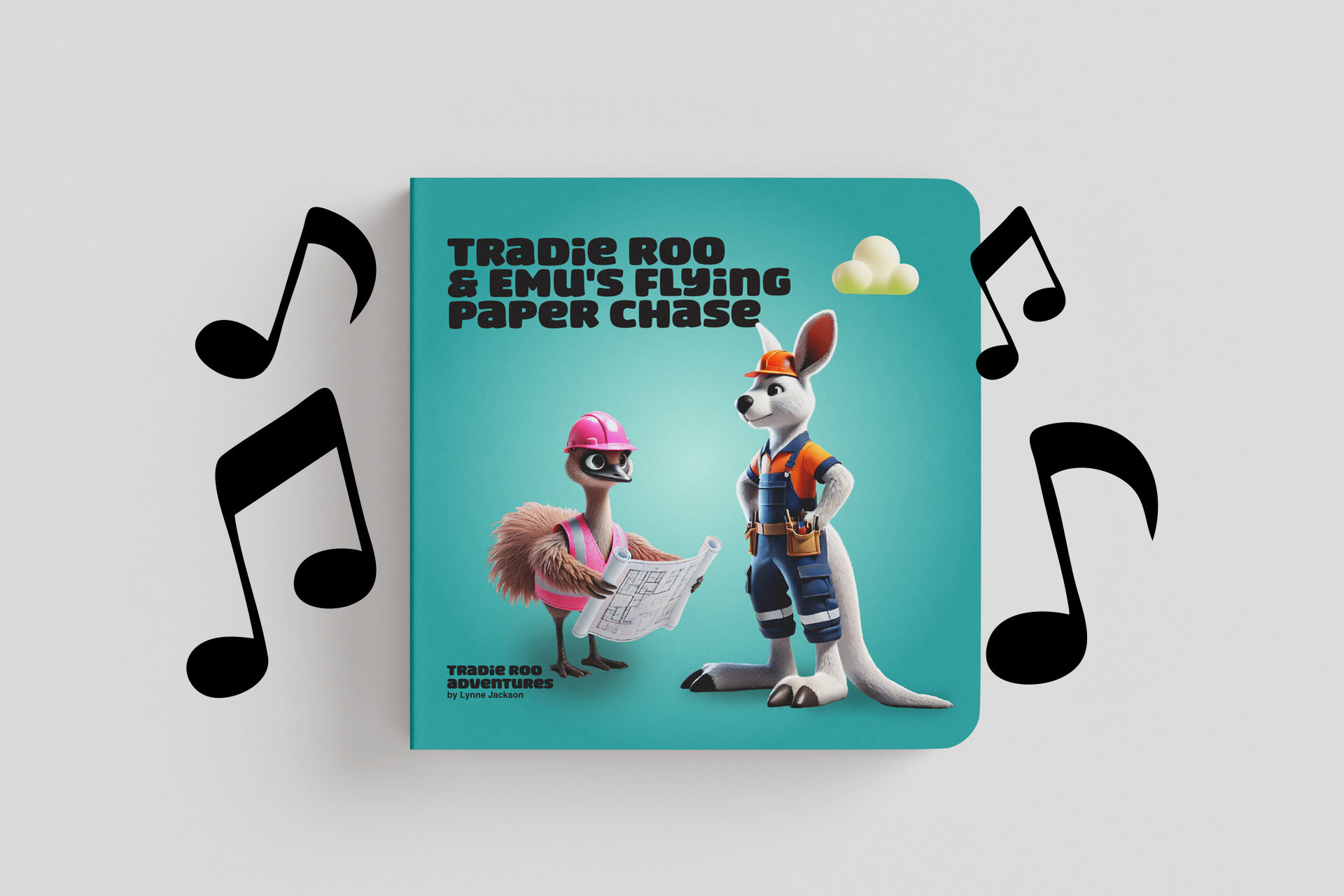 Tradie Roo and Emu's Flying Paper Chase Audio Book
