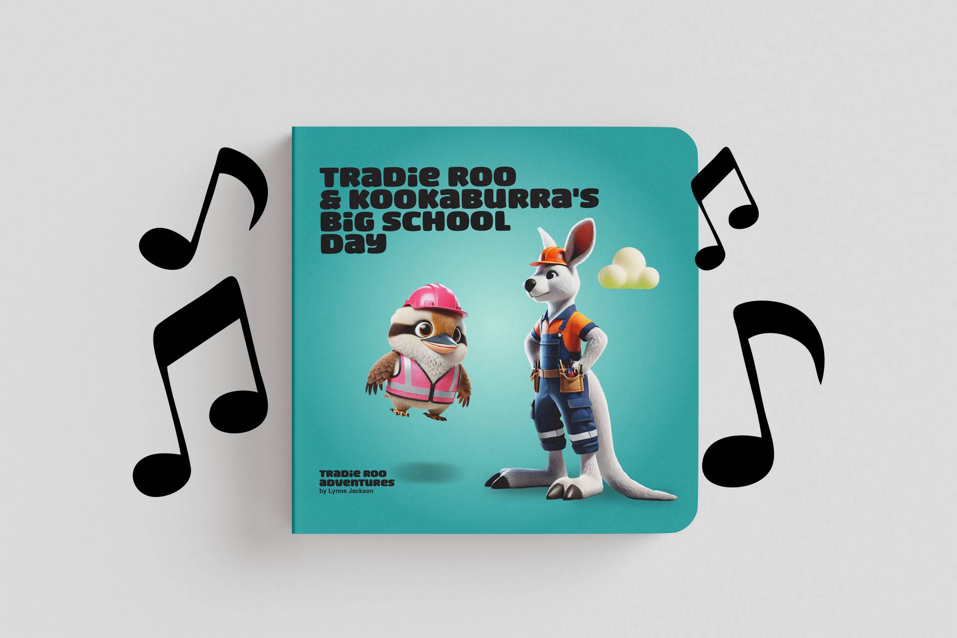 Tradie Roo and Kookaburra's Big School Day Audio Book