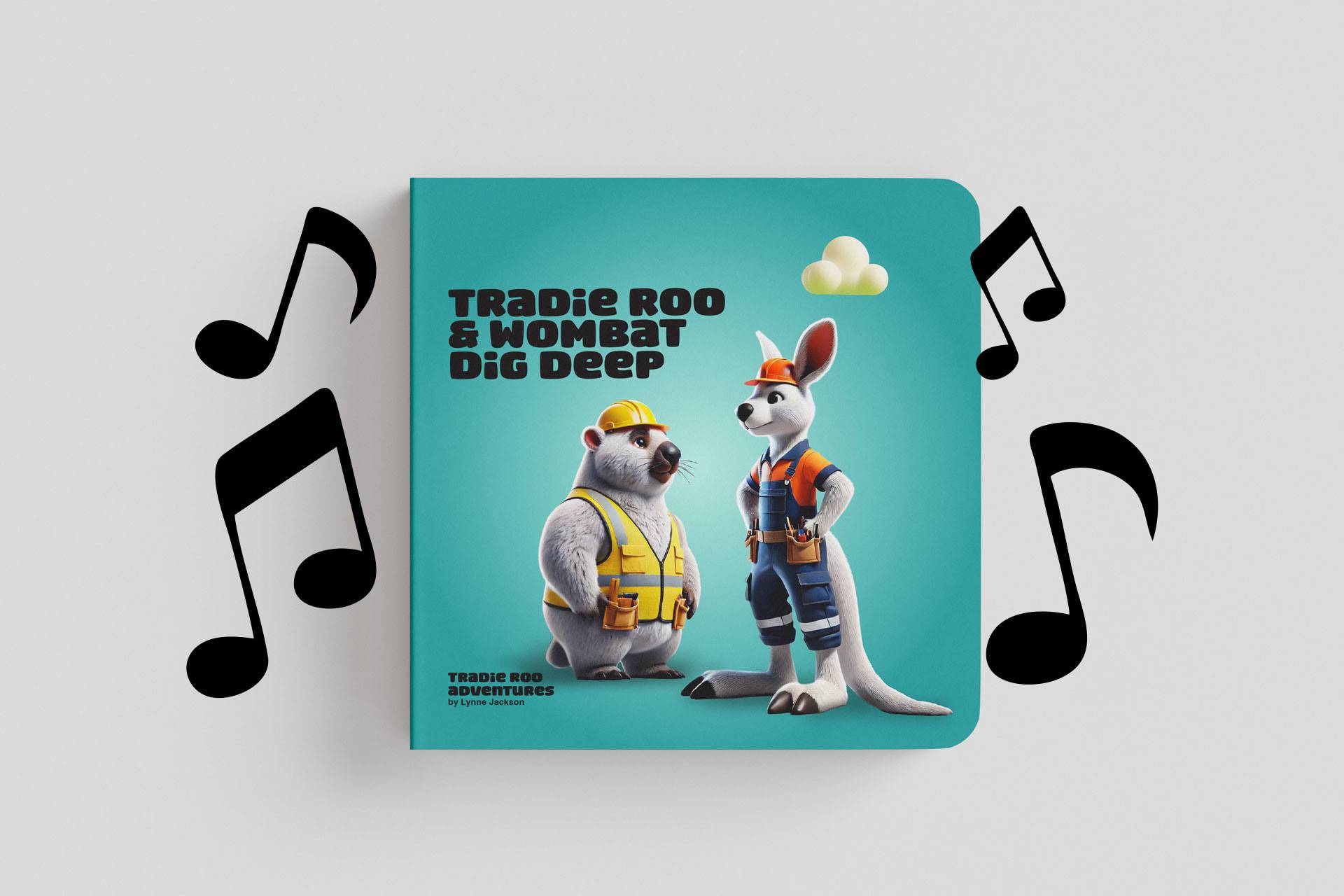 Tradie Roo and Wombat Dig Deep Audio Book
