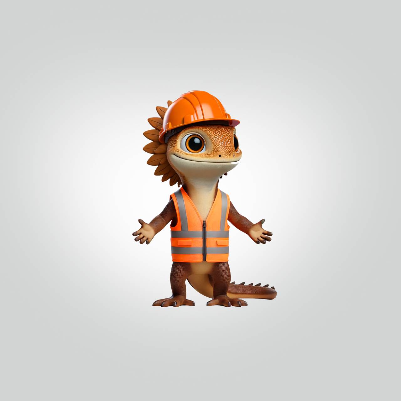 Bruce the Lizard - Tradie Roo Adventures