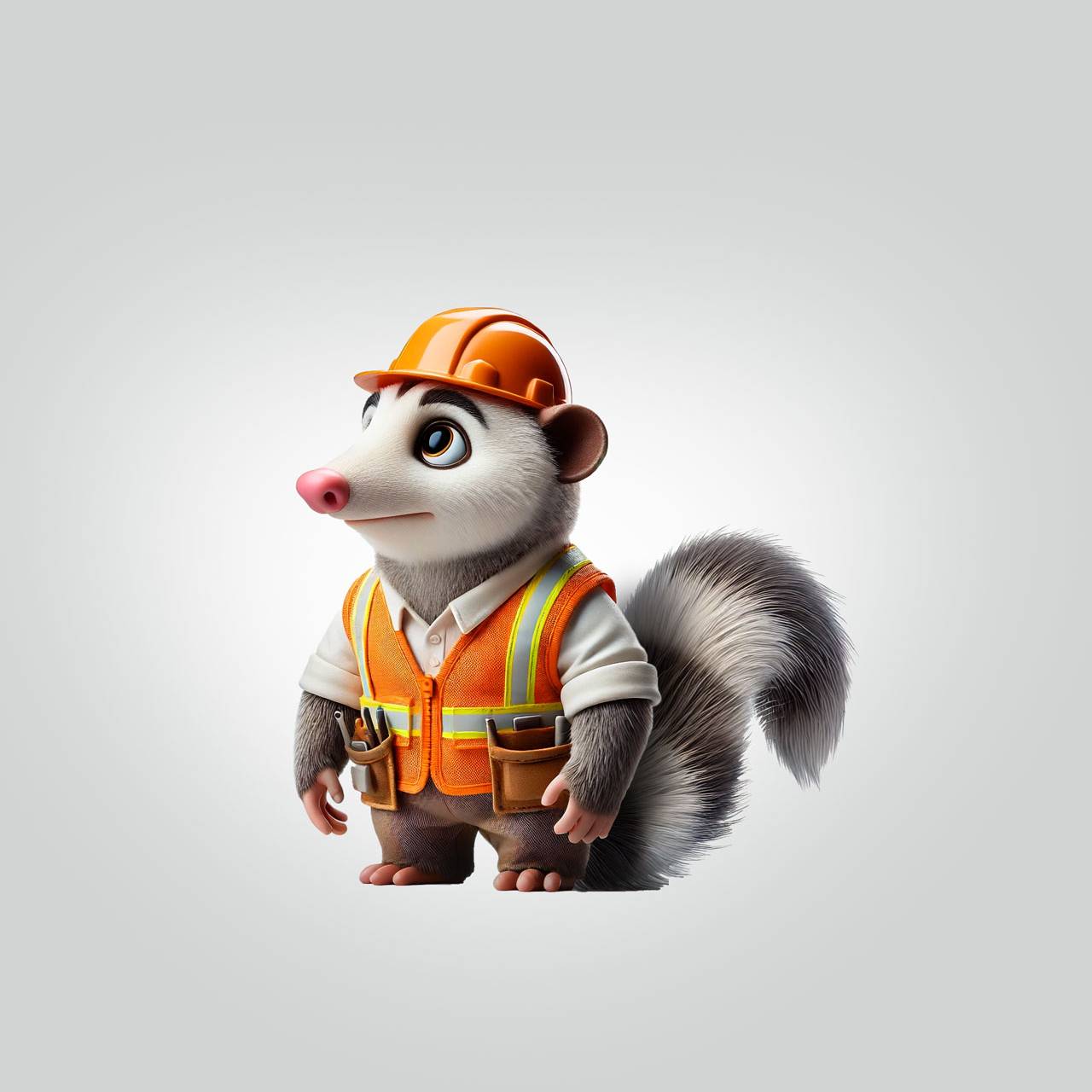 Possum the Apprentice – Fun & Relatable Tradie Roo Character