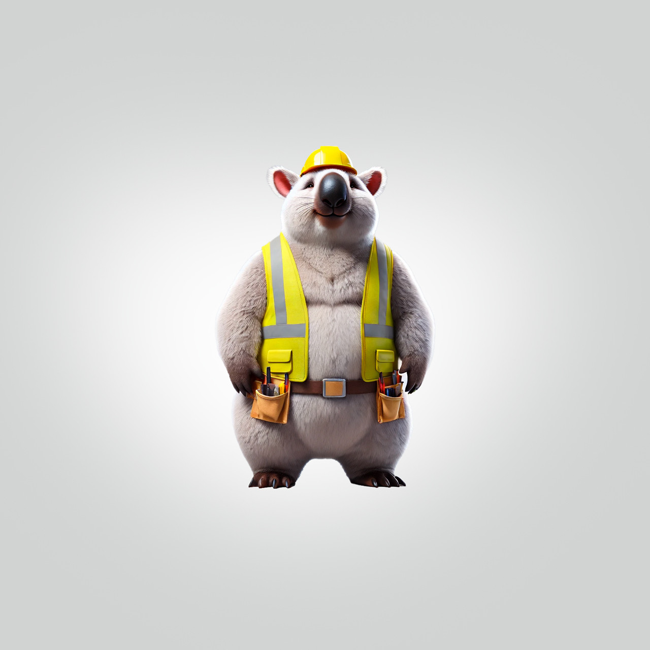 Wombat the Excavator Driver – Strong Mate from Tradie Roo